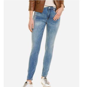Blank NYC sz 29 the bond mid rise skinny gloria jean in indigo NWT